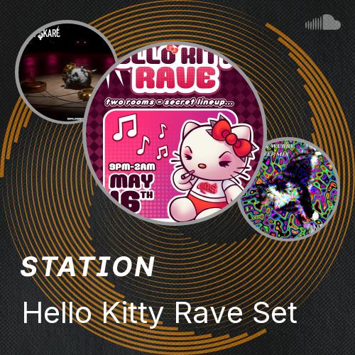Hello Kitty Rave Fan Hello Kitty Rave Set - Listen to music